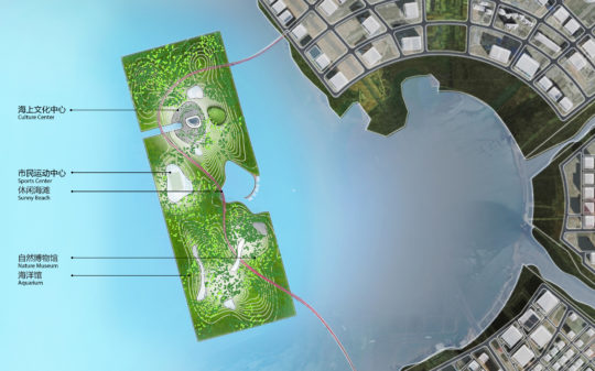 PRD 2.0 - The Future Forest City on the Sea, MAD Architects, UABB 2015. Image courtesy of UABB.