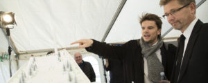 Bjarke Ingels, founder of BIG with Frank Jensen, Lord Mayor of Copenhagen. Photo: Christoffer Regild.