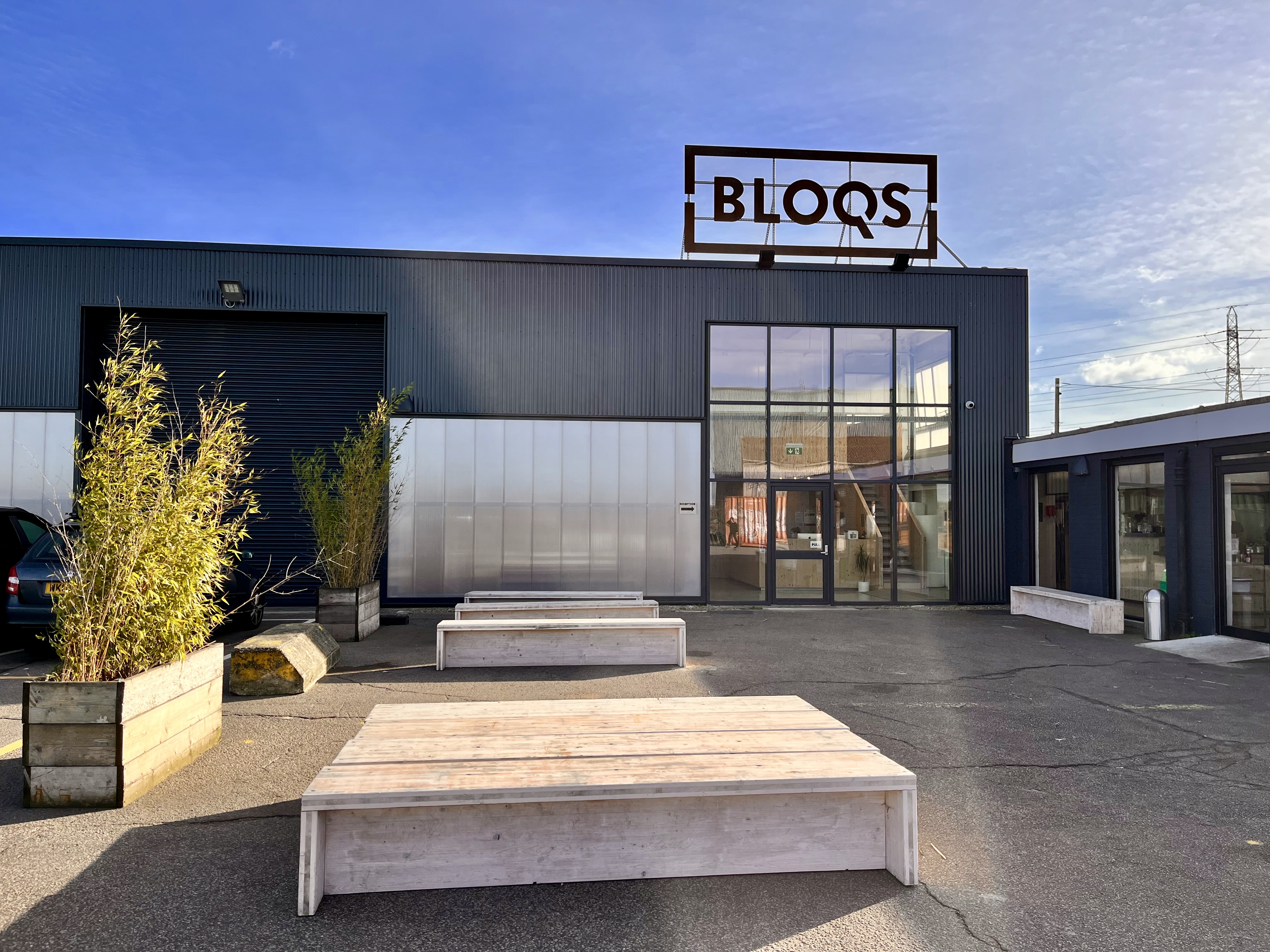 Bloqs' new factory at Meridian Water.